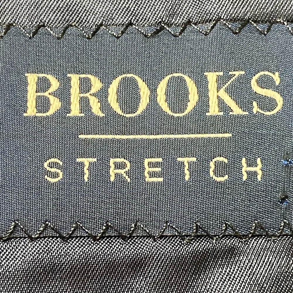 Brooks Brothers Stretch Blazer Men's 44R Wool Navy Preppy Classic Career READ